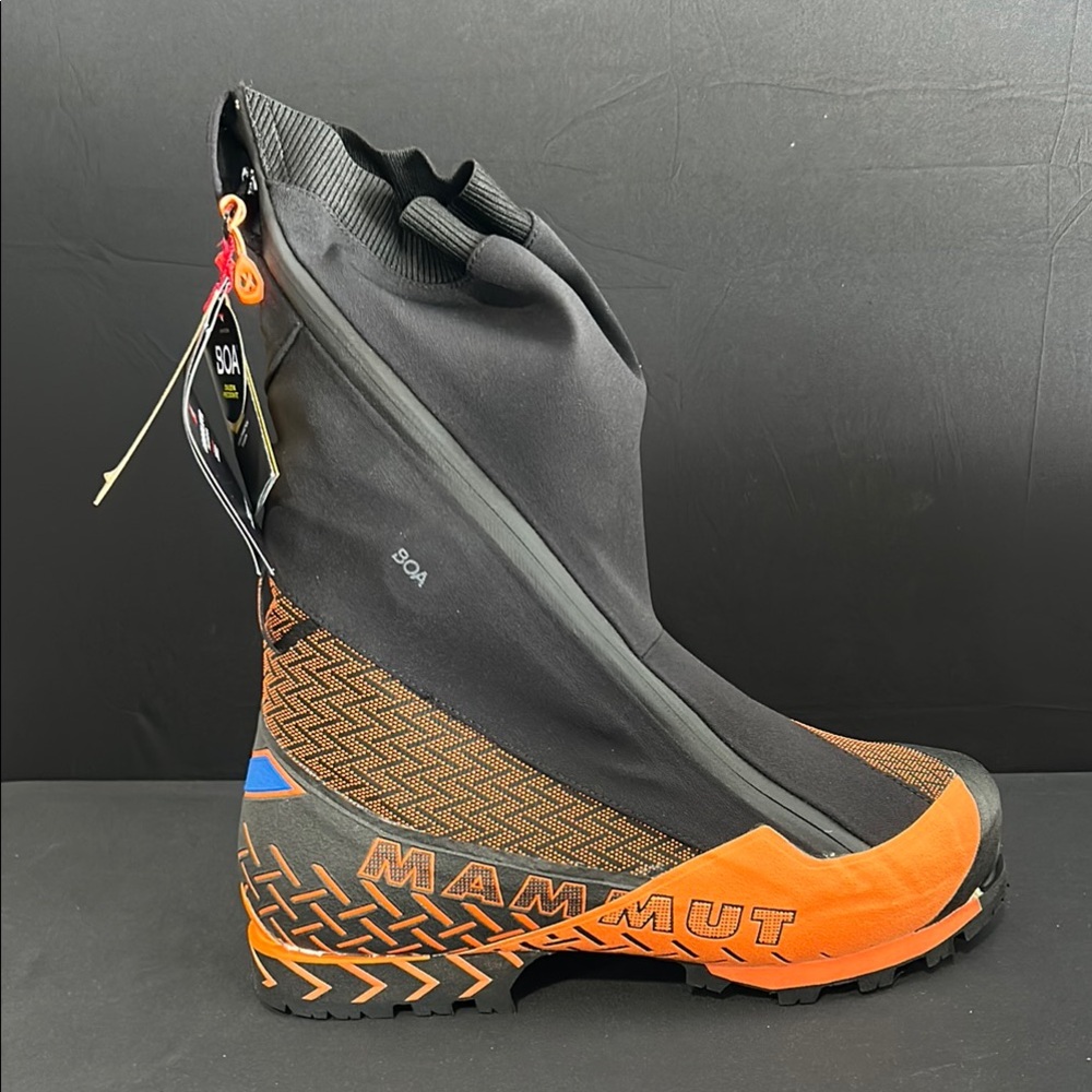 Mammut Black and Orange Rain & Snow Boots with Aggressive Tread